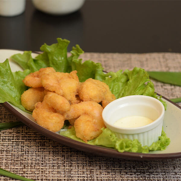 Camarones al panko