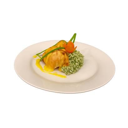 Pollo rell. de jamón y queso