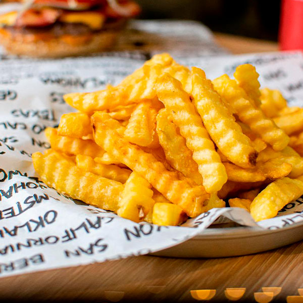 Porción de papas fritas