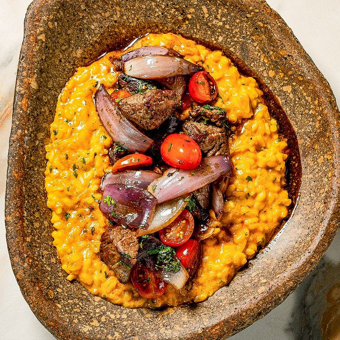 Risotto a la huancaína